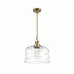 Innovations Bell 1-LT Mini Pendant - Antique Brass - 447-1S-AB-G713-L