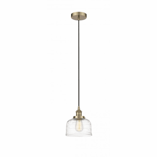 Innovations Bell 1-LT Mini Pendant - Antique Brass - 616-1PH-AB-G713