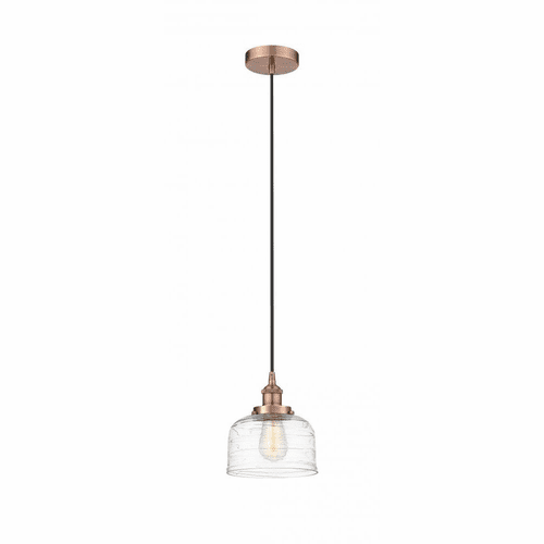 Innovations Bell 1-LT Mini Pendant - Antique Copper - 616-1PH-AC-G713