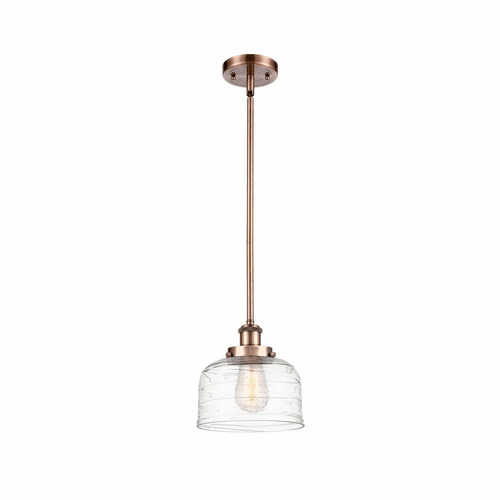 Innovations Bell 1-LT Mini Pendant - Antique Copper - 916-1S-AC-G713