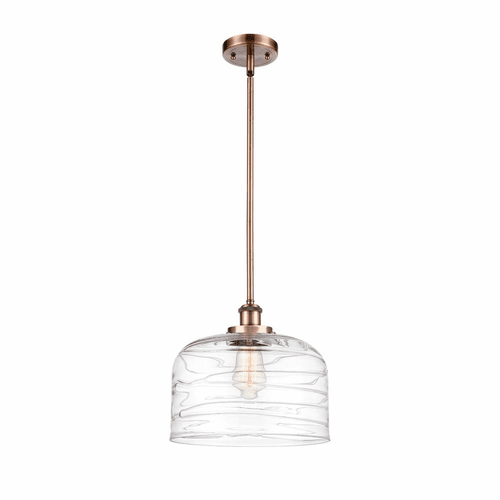 Innovations Bell 1-LT Mini Pendant - Antique Copper - 916-1S-AC-G713-L