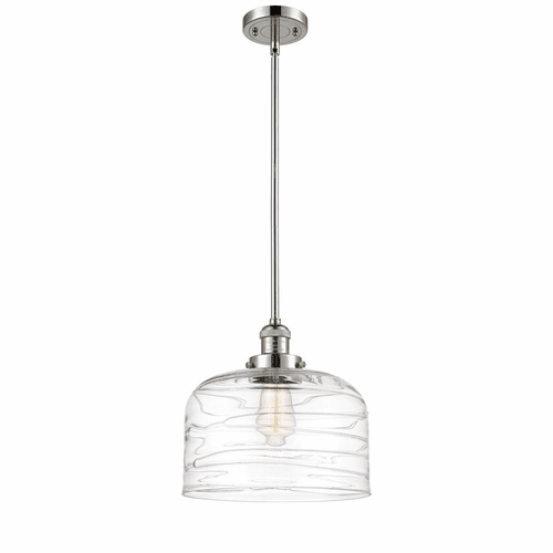 Innovations Bell 1-LT Mini Pendant - Polished Nickel - 201S-PN-G713-L