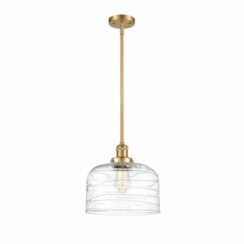Innovations Bell 1-LT Mini Pendant - Satin Gold - 201S-SG-G713-L
