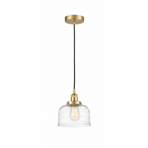 Innovations Bell 1-LT Mini Pendant - Satin Gold - 616-1PH-SG-G713