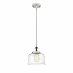 Innovations Bell 1-LT Mini Pendant - White and Polished Chrome - 916-1S-WPC-G713 Innovations Bell 1-LT Mini Pendant - White and Polished Chrome - 916-1S-WPC-G713