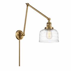 Innovations Bell 1-LT Swing Arm With Switch - Brushed Brass - 238-BB-G713
