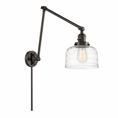 Innovations Bell 1-LT Swing Arm With Switch - Oil Rubbed Bronze - 238-OB-G713