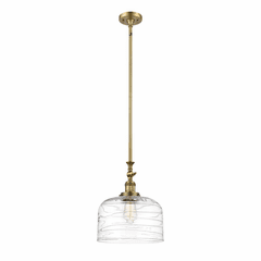 Innovations Bell 1-LT XL Mini Pendant - Brushed Brass - 206-BB-G713-L