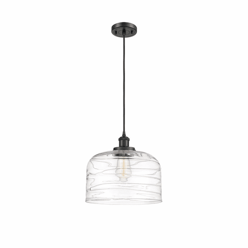Innovations Bell 1-LT XL Mini Pendant - Matte Black - 916-1P-BK-G713-L
