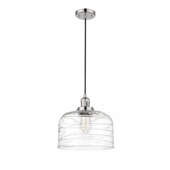 Innovations Bell 1-LT XL Mini Pendant - Polished Nickel - 201C-PN-G713-L Innovations Bell 1-LT XL Mini Pendant - Polished Nickel - 201C-PN-G713-L