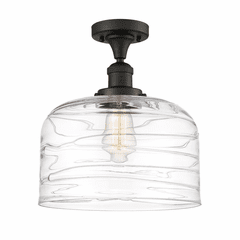 Innovations Bell 1-LT XL Semi-Flush Mount - Oil Rubbed Bronze - 517-1CH-OB-G713-L