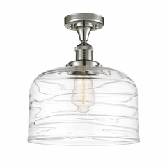 Innovations Bell 1-LT XL Semi-Flush Mount - Polished Nickel - 517-1CH-PN-G713-L