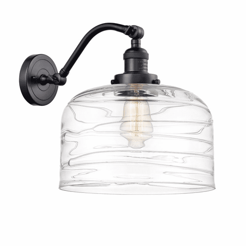 Innovations Bell 1-LT XL Wall Sconce - Matte Black - 515-1W-BK-G713-L