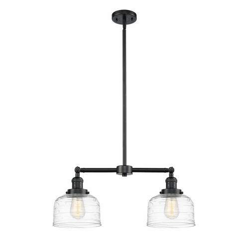 Innovations Bell 2-LT Island Light - Oil Rubbed Bronze - 209-OB-G713
