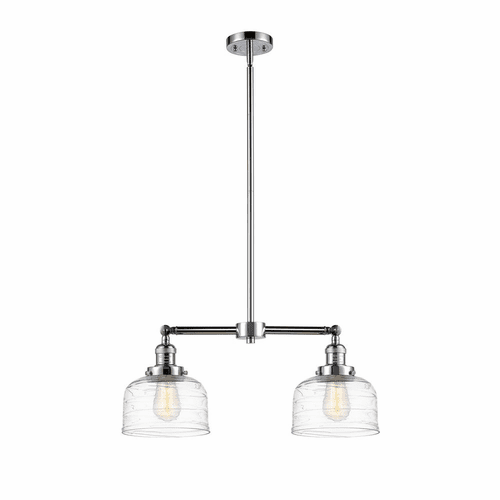 Innovations Bell 2-LT Island Light - Polished Chrome - 209-PC-G713