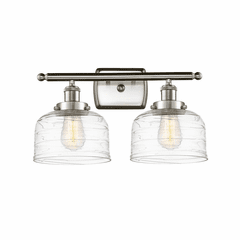 Innovations Bell 2-LT Large Bath Vanity Light - Brushed Nickel - 916-2W-SN-G713