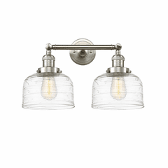 Innovations Bell 2-LT Large Bath Vanity Light - Brushed Satin Nickel - 208-SN-G713 Innovations Bell 2-LT Large Bath Vanity Light - Brushed Satin Nickel - 208-SN-G713