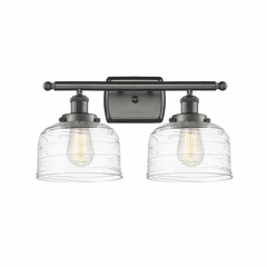 Innovations Bell 2-LT Large Bath Vanity Light - Oil Rubbed Bronze - 916-2W-OB-G713