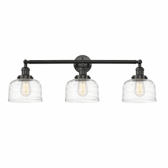 Innovations Bell 3-LT Large Bath Vanity Light - Matte Black - 205-BK-G713