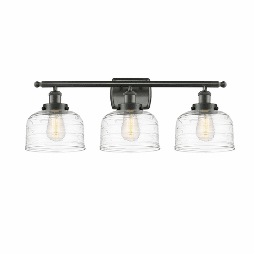 Innovations Bell 3-LT Large Bath Vanity Light - Oil Rubbed Bronze - 916-3W-OB-G713