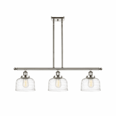 Innovations Bell 3-LT Large Island Light - Polished Nickel - 916-3I-PN-G713