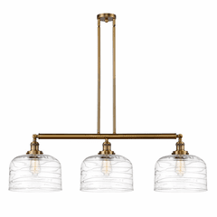 Innovations Bell 3-LT XL Island Light - Brushed Brass - 213-BB-G713-L Innovations Bell 3-LT XL Island Light - Brushed Brass - 213-BB-G713-L