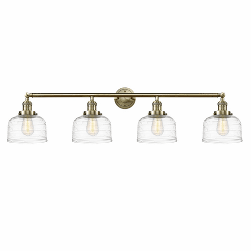 Innovations Bell 4-LT Large Bath Vanity Light - Antique Brass - 215-AB-G713