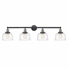 Innovations Bell 4-LT Large Bath Vanity Light - Black Antique Brass - 215-BAB-G713