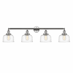 Innovations Bell 4-LT Large Bath Vanity Light - Polished Chrome - 215-PC-G713