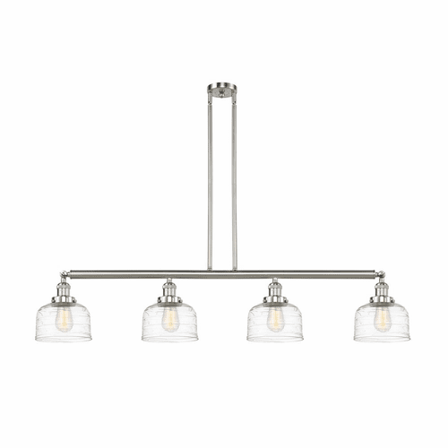 Innovations Bell 4-LT Large Island Light - Brushed Satin Nickel - 214-SN-G713