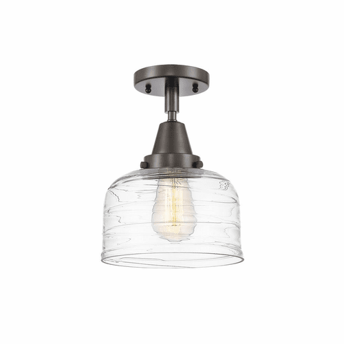 Innovations Bell Large 1-LT Large Flush Mount - Oil Rubbed Bronze - 447-1C-OB-G713