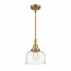 Innovations Bell Large 1-LT Large Mini Pendant - Brushed Brass - 447-1S-BB-G713