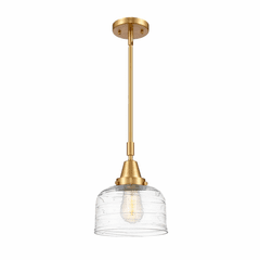 Innovations Bell Large 1-LT Large Mini Pendant - Satin Gold - 447-1S-SG-G713