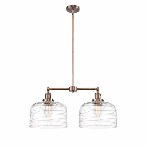 Innovations Bell LED Island Light - Antique Copper - 209-AC-G713-L-LED