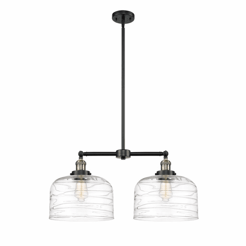 Innovations Bell LED Island Light - Black Antique Brass - 209-BAB-G713-L-LED