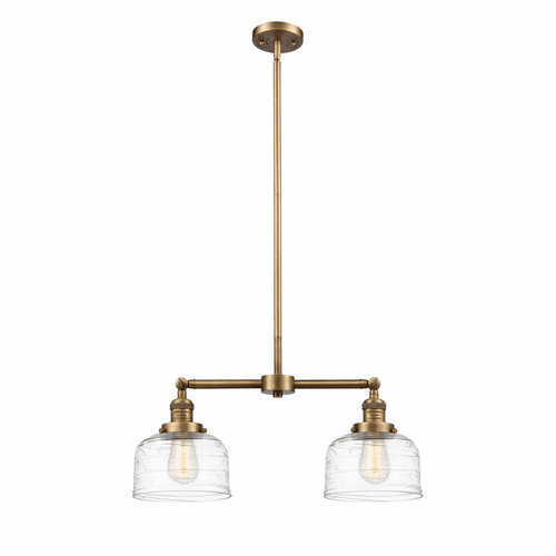 Innovations Bell LED Island Light - Brushed Brass - 209-BB-G713-LED