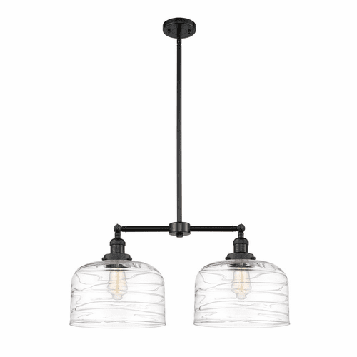 Innovations Bell LED Island Light - Matte Black - 209-BK-G713-L-LED