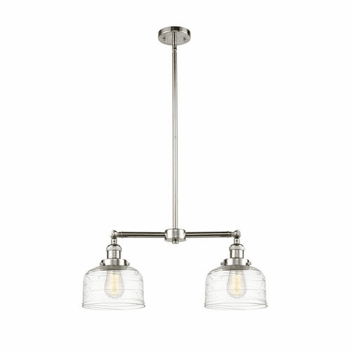 Innovations Bell LED Island Light - Polished Nickel - 209-PN-G713-LED
