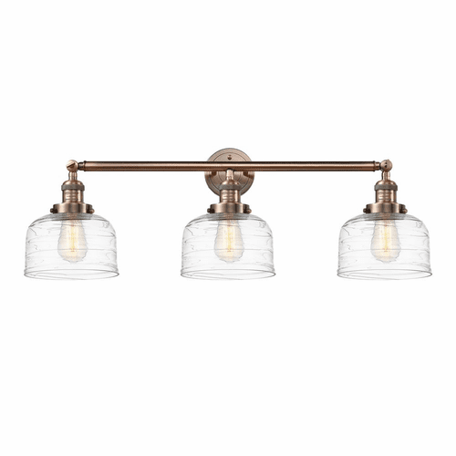Innovations Bell LED Large Bath Vanity Light - Antique Copper - 205-AC-G713-LED