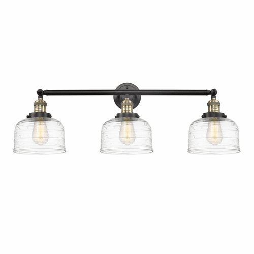 Innovations Bell LED Large Bath Vanity Light - Black Brass - 205-BAB-G713-LED
