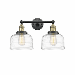 Innovations Bell LED Large Bath Vanity Light - Black Brass - 208-BAB-G713-LED