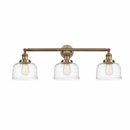 Innovations Bell LED Large Bath Vanity Light - Brushed Brass - 205-BB-G713-LED