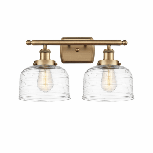 Innovations Bell LED Large Bath Vanity Light - Brushed Brass - 916-2W-BB-G713-LED
