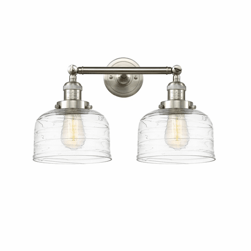 Innovations Bell LED Large Bath Vanity Light - Brushed Nickel - 208-SN-G713-LED