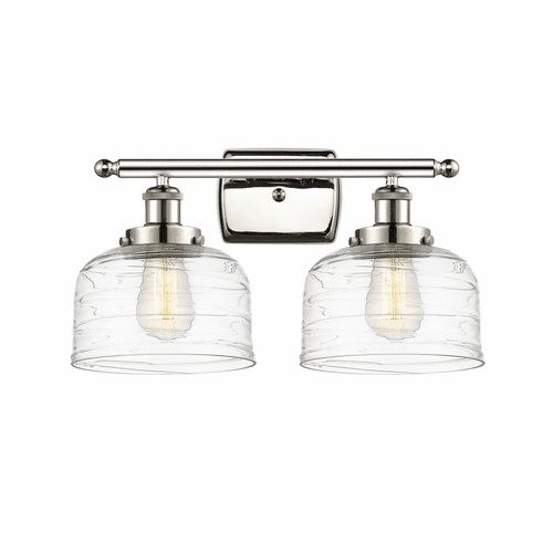 Innovations Bell LED Large Bath Vanity - Polished Nickel - 916-2W-PN-G713-LED