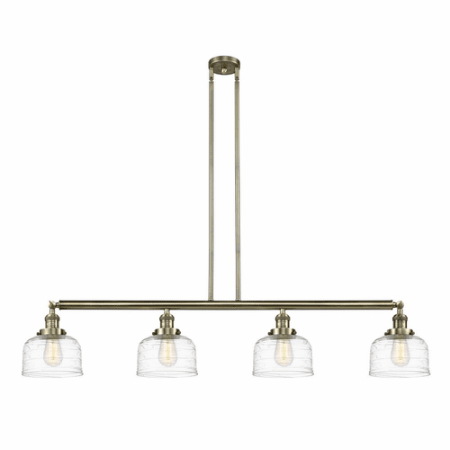 Innovations Bell LED Large Island Light - Antique Brass - 214-AB-G713-LED