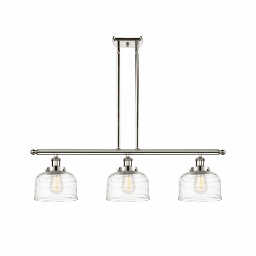 Innovations Bell LED Large Island Light - Polished Nickel - 916-3I-PN-G713-LED