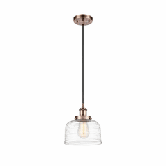 Innovations Bell LED Large Mini Pendant - Antique Copper - 916-1P-AC-G713-LED