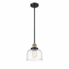 Innovations Bell LED Large Mini Pendant - Black Antique Brass - 201S-BAB-G713-LED