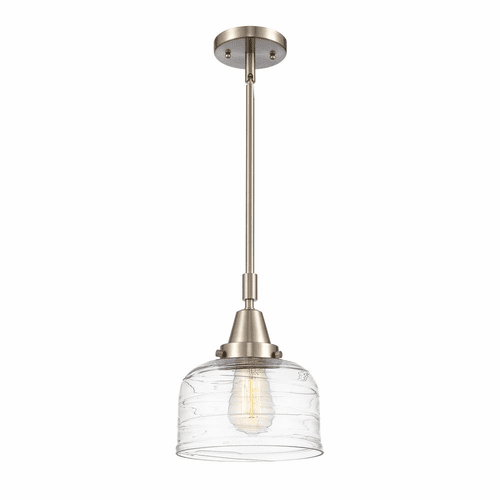 Innovations Bell LED Large Mini Pendant - Brushed Nickel - 447-1S-SN-G713-LED